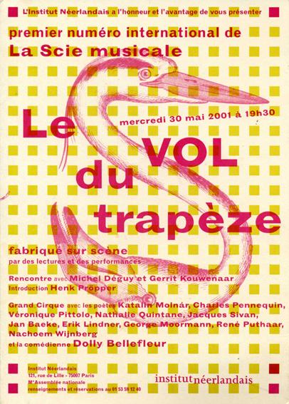 Presentatie De Zingende Zaag in Institut N&eacute;erlandais