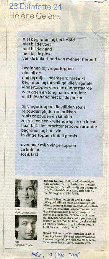 Knipsel NRC Gel&egrave;ns